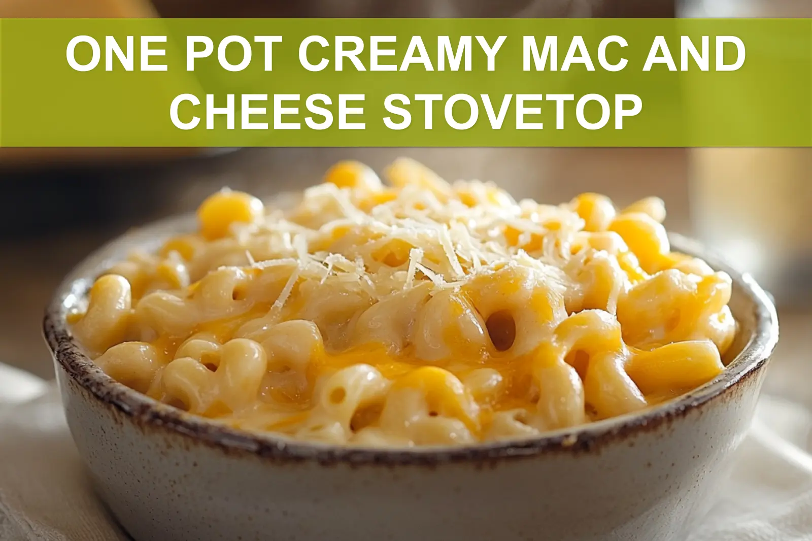 ONE POT CREAMY MAC AND CHEESE STOVETOP creamy stovetop mac and cheese close up mouthwatering