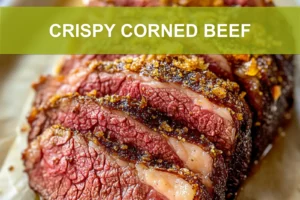CRISPY CORNED BEEF centered hero view, clean and uncluttered