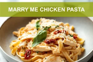 MARRY ME CHICKEN PASTA creamy pasta with shredded chicken sun-dried tomatoes basil in warm glow