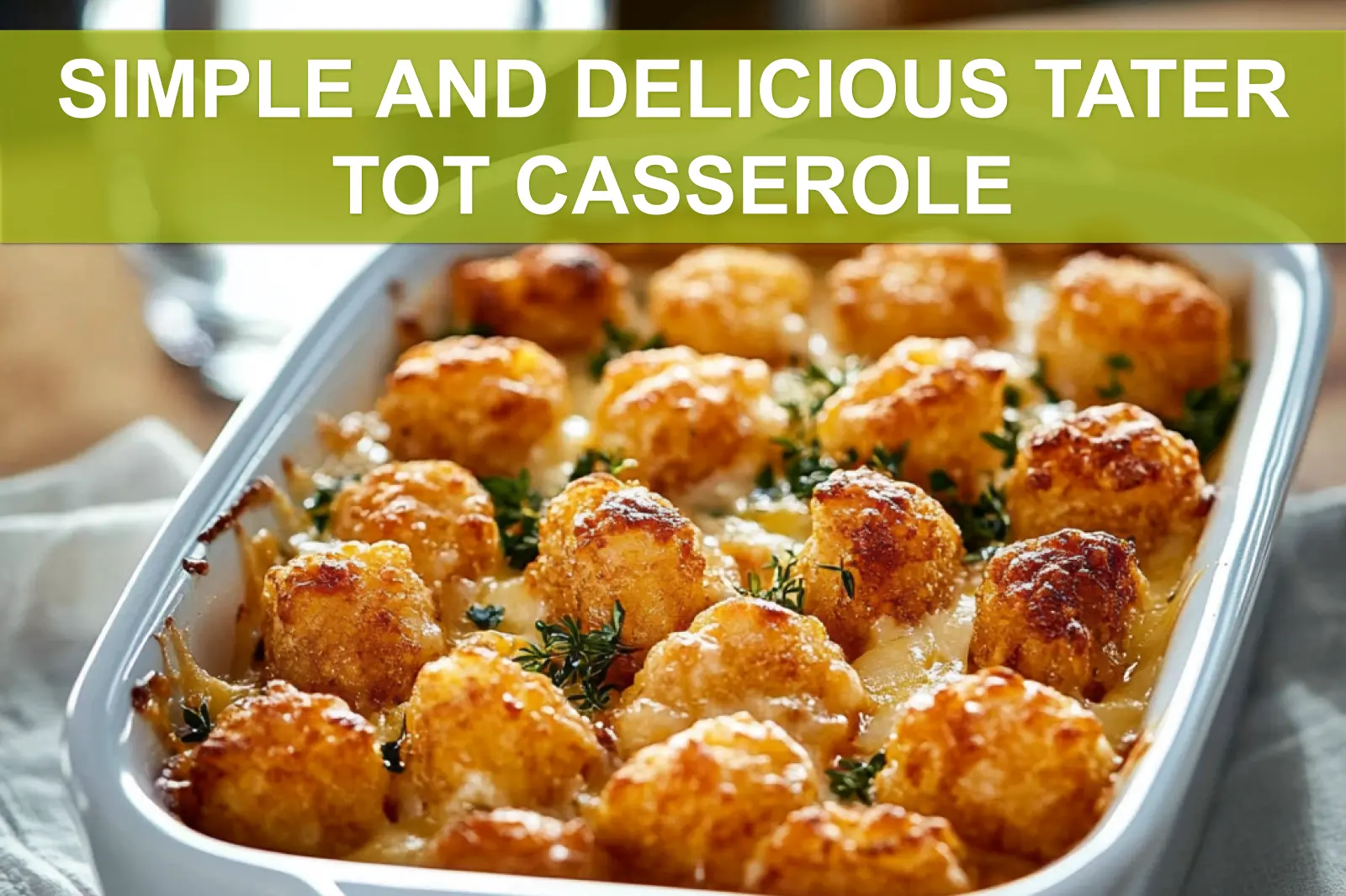 20 Air Fryer Recipes for Quick and Healthy Family Meals 6 Tater tot casserole with orzo pasta and chicken sausage