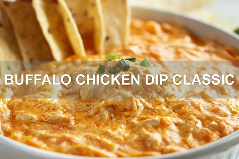 BUFFALO CHICKEN DIP CLASSIC centered hero view, clean and uncluttered