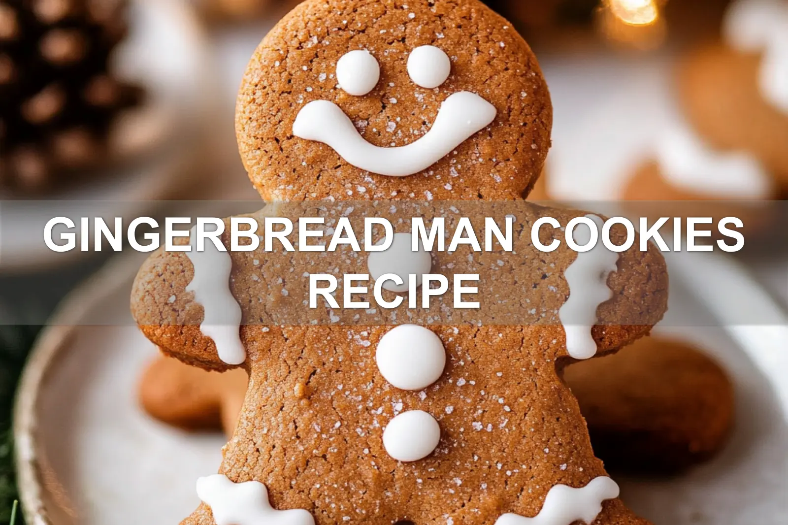 Gingerbread Man Cookies Recipe Easy Tantalizing Guide 4 GINGERBREAD MAN COOKIES RECIPE centered hero view, clean and uncluttered