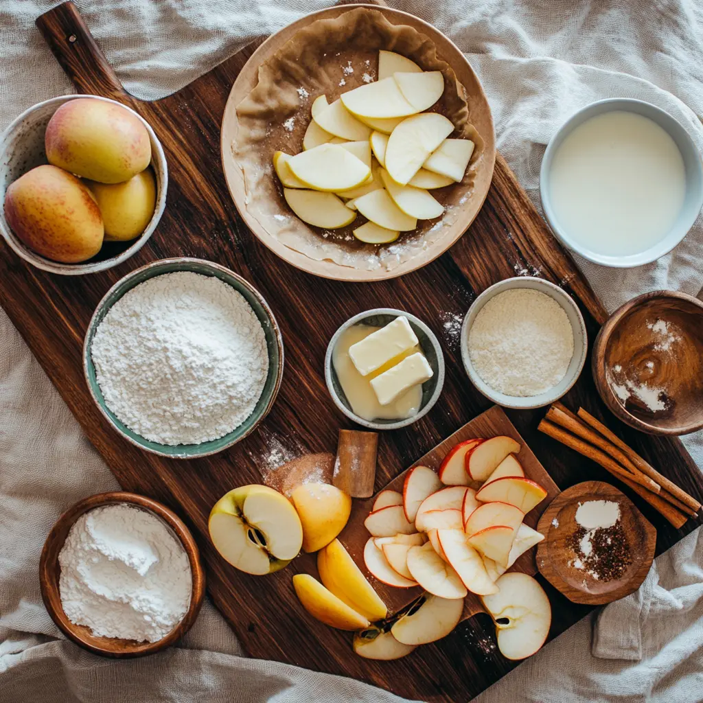 A beautifully baked Homemade Apple Pie Recipe, golden-brown crust with a lattice top, steam gently rising, ready to be sliced. Perfect for holidays or a cozy evening.
