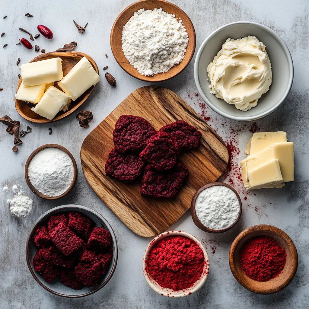 Delicious Red Velvet Cookies with Cream Cheese frosting, perfectly centered on a serving plate, ready to enjoy.