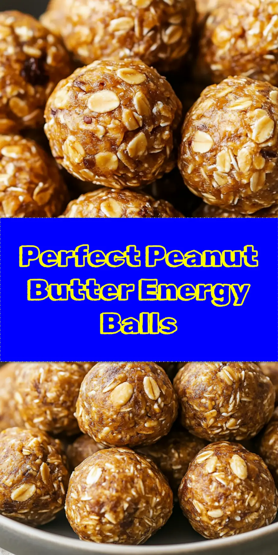A close-up view of several freshly made Peanut Butter Energy Balls, perfectly rounded and studded with mini chocolate chips, stacked invitingly on a white plate with more blurred in the background.