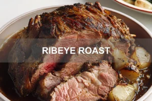 Perfect Ribeye Roast for a Delicious Family Feast RIBEYE ROAST centered hero view, clean and uncluttered