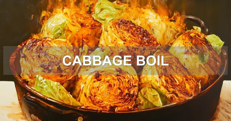 CABBAGE BOIL centered hero view, clean and uncluttered