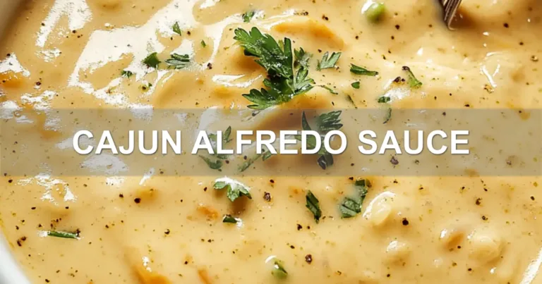CAJUN ALFREDO SAUCE centered hero view, clean and uncluttered