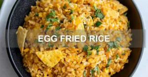 EGG FRIED RICE centered hero view, clean and uncluttered