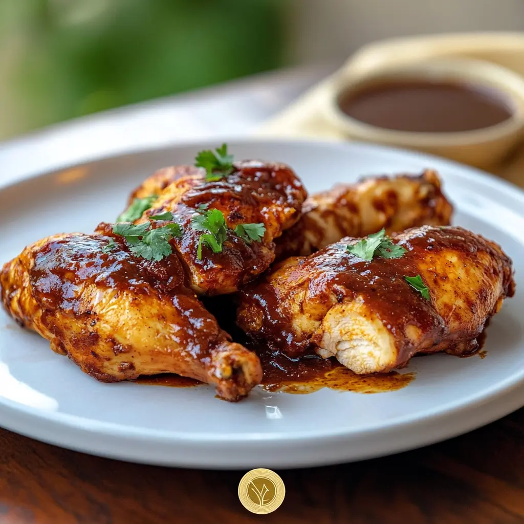 BBQ RANCH CHICKEN centered hero view, clean and uncluttered