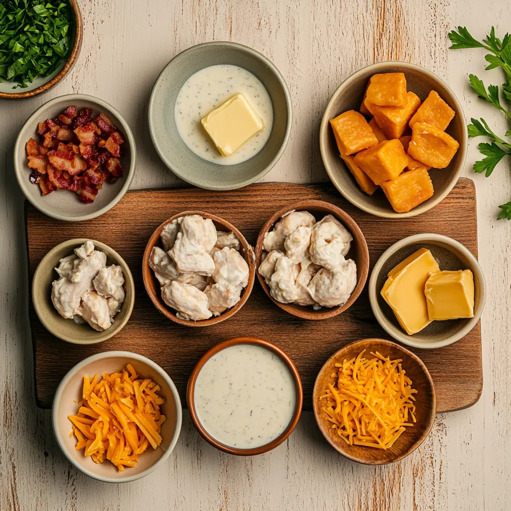 Irresistible Crockpot Crack Chicken Recipe: Simple and Quick 3 CROCKPOT CRACK CHICKEN centered hero view, clean and uncluttered