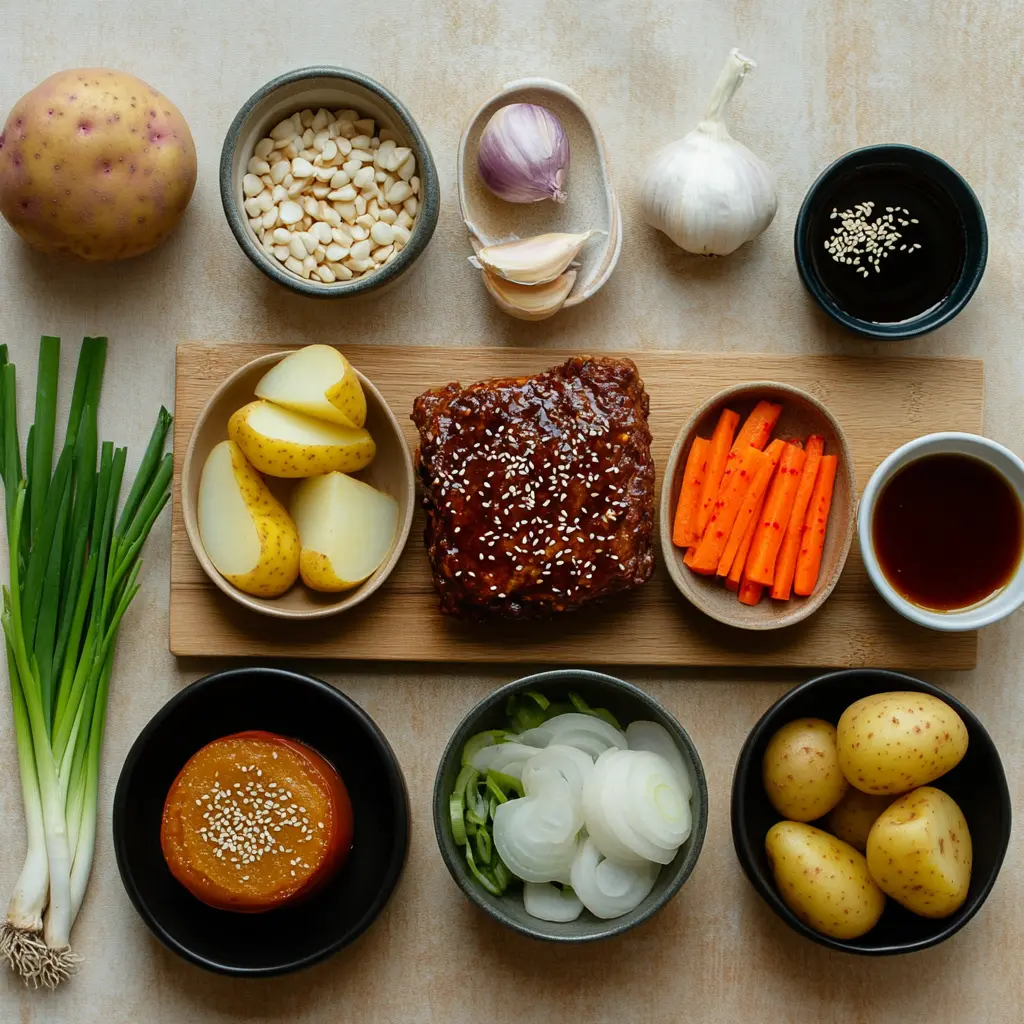 Easy Korean Style Pot Roast Irresistible and Heartfelt 3 KOREAN STYLE POT ROAST centered hero view, clean and uncluttered