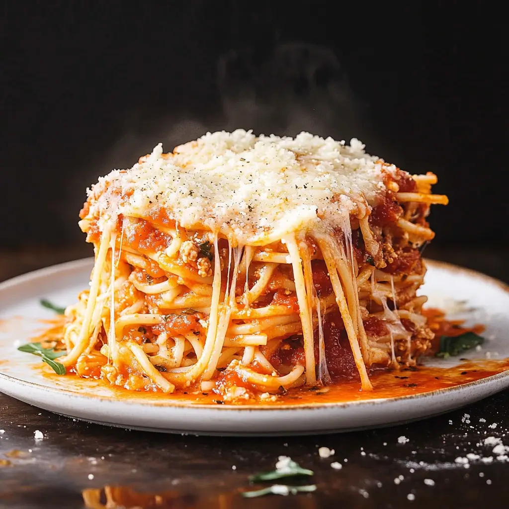 MILLION DOLLAR SPAGHETTI centered hero view, clean and uncluttered