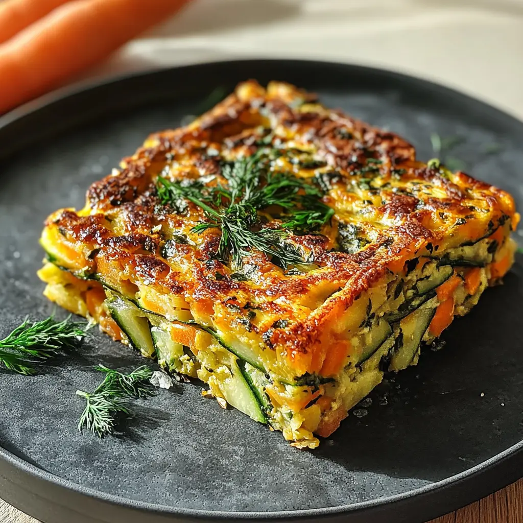 ZUCCHINI AND CARROT SLICE centered hero view, clean and uncluttered