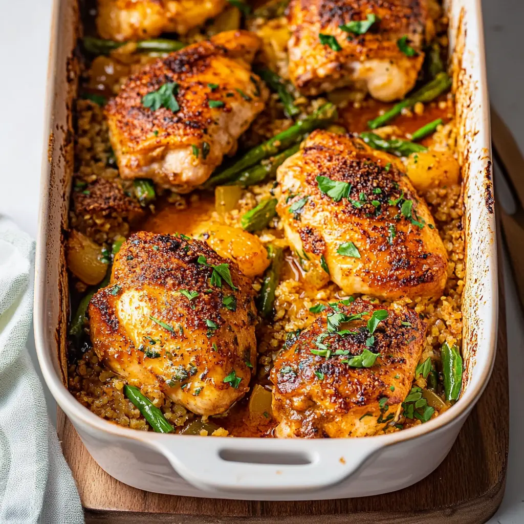 How to Make Cowboy Butter Chicken Bake - Perfect Every Time 3 COWBOY BUTTER CHICKEN BAKE centered hero view, clean and uncluttered
