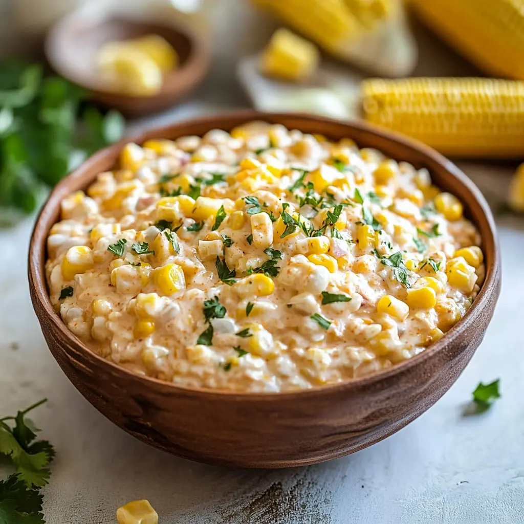 Easy Traditional Corn Dip: Delicious and Proven Recipe 3 EASY TRADITIONAL CORN DIP centered hero view, clean and uncluttered