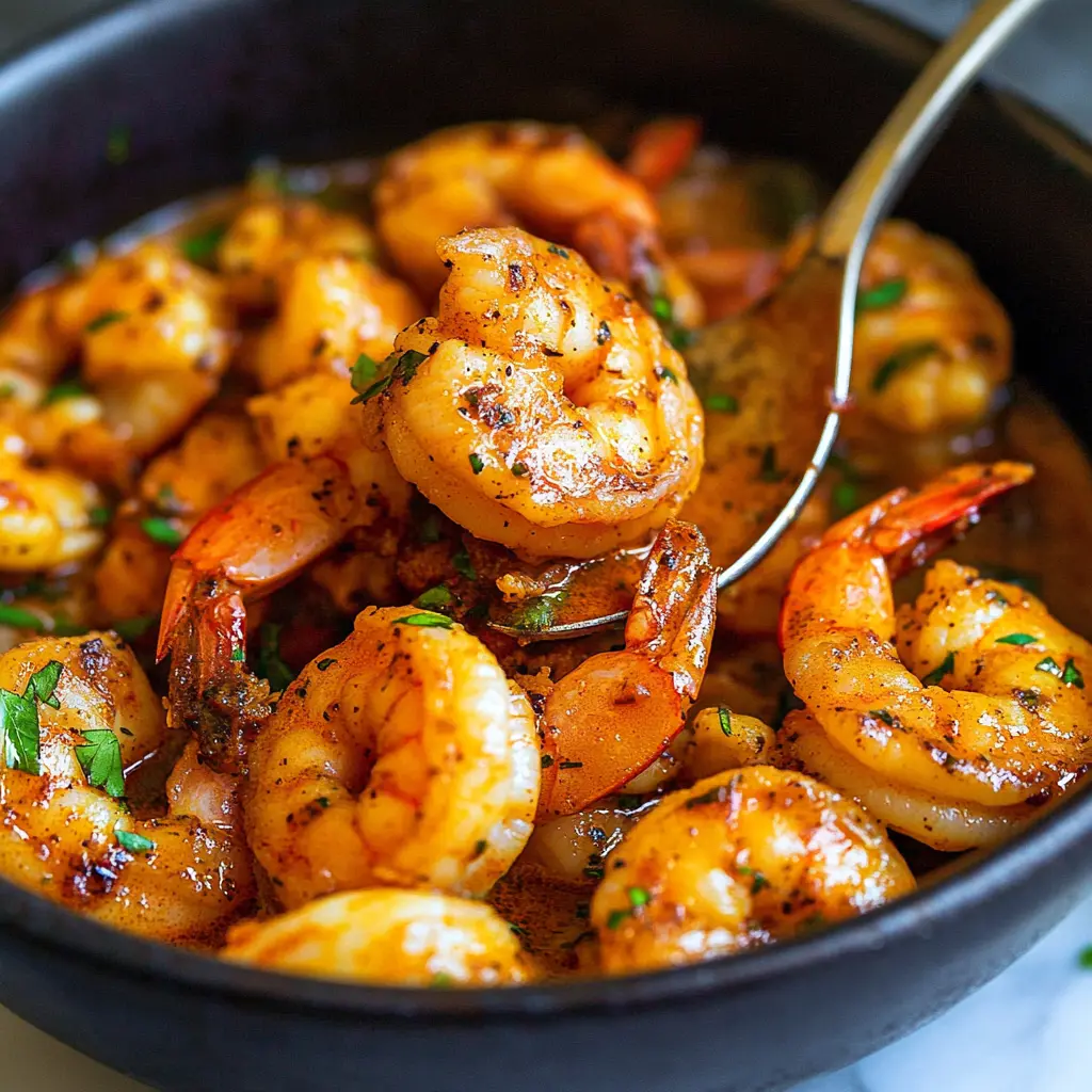 THE BEST CAJUN SHRIMP centered hero view, clean and uncluttered