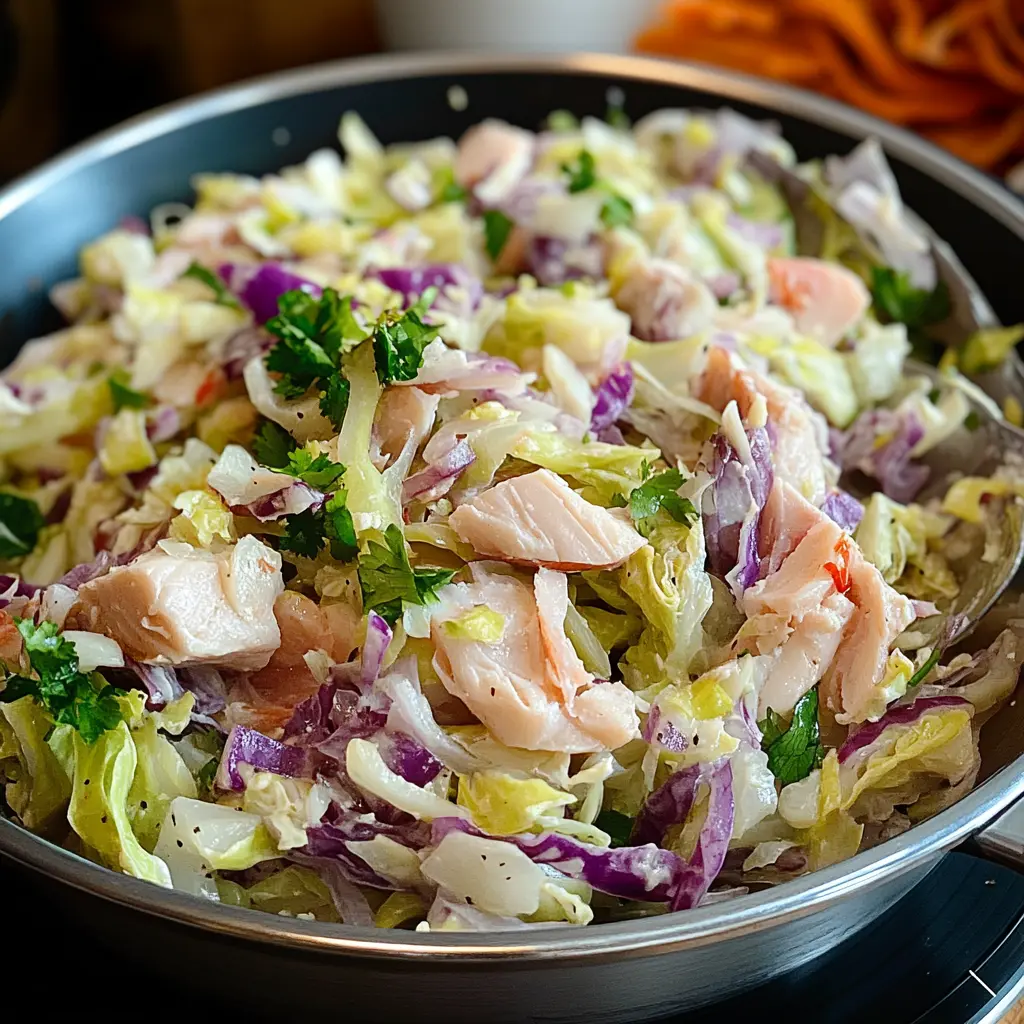 Easy Tuna and Cabbage Salad