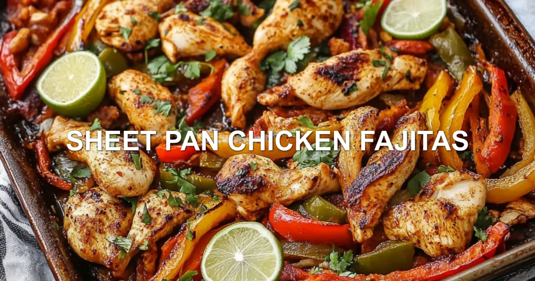 Sheet Pan Chicken Fajitas Recipe Easy and Delicious