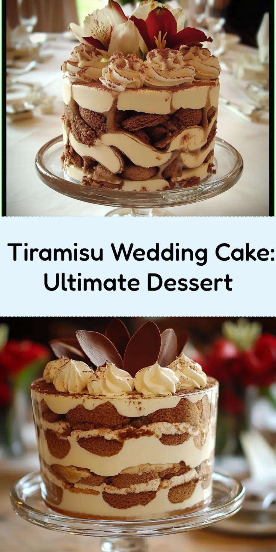 Tiramisu Wedding Cake: Beautiful Layers Revealed 4 TIRAMISU WEDDING CAKE centered hero view, clean and uncluttered_pin