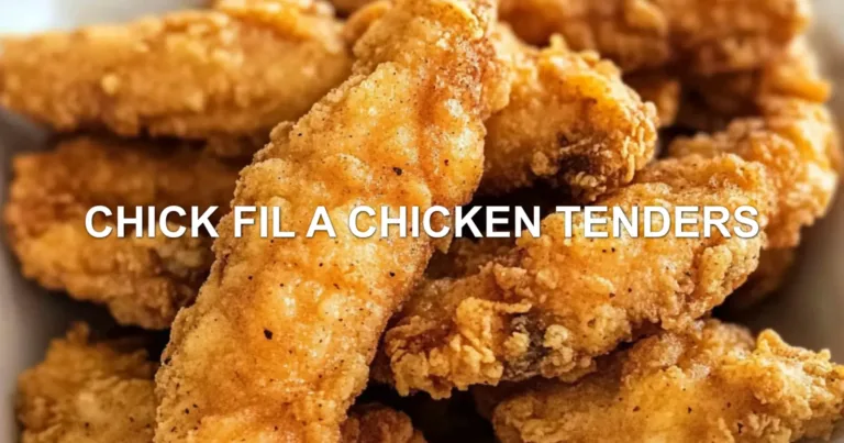 CHICK FIL A CHICKEN TENDERS centered hero view, clean and uncluttered