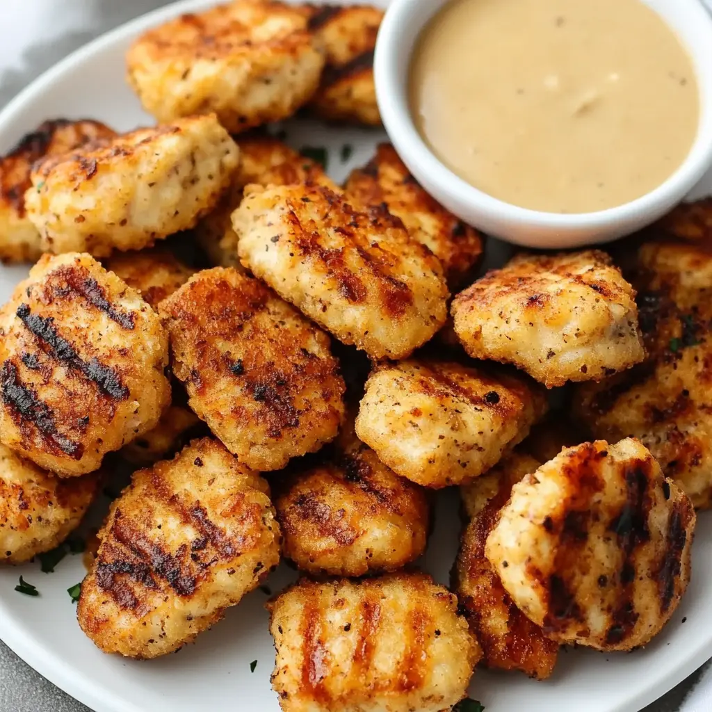 Chick Fil A Grilled Chicken Nuggets centered hero view, clean and uncluttered