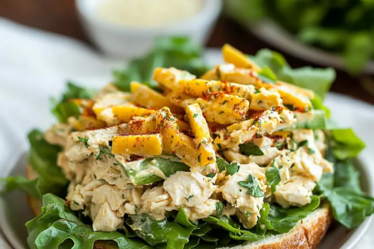 COPYCAT CHICK FIL A CHICKEN SALAD centered hero view, clean and uncluttered