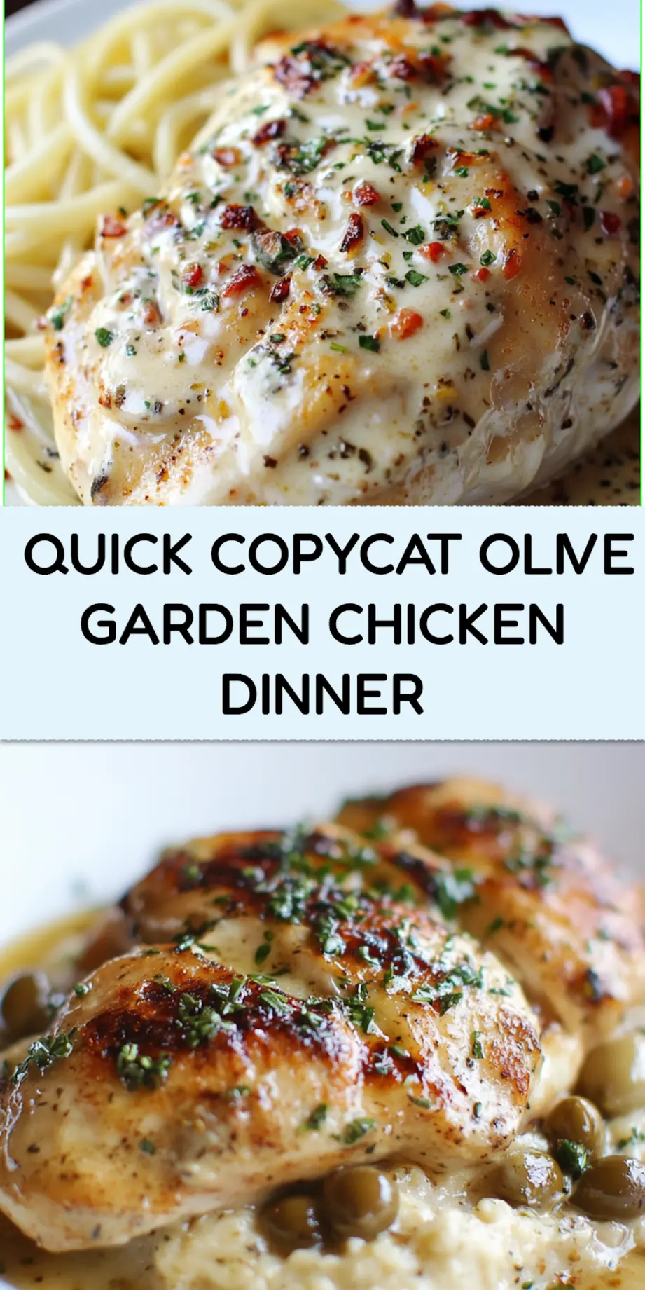 Easy Copycat Olive Garden Chicken Recipe You Must Try 4 Copycat Olive Garden Chicken and Shrimp Carbonara pin-worthy image