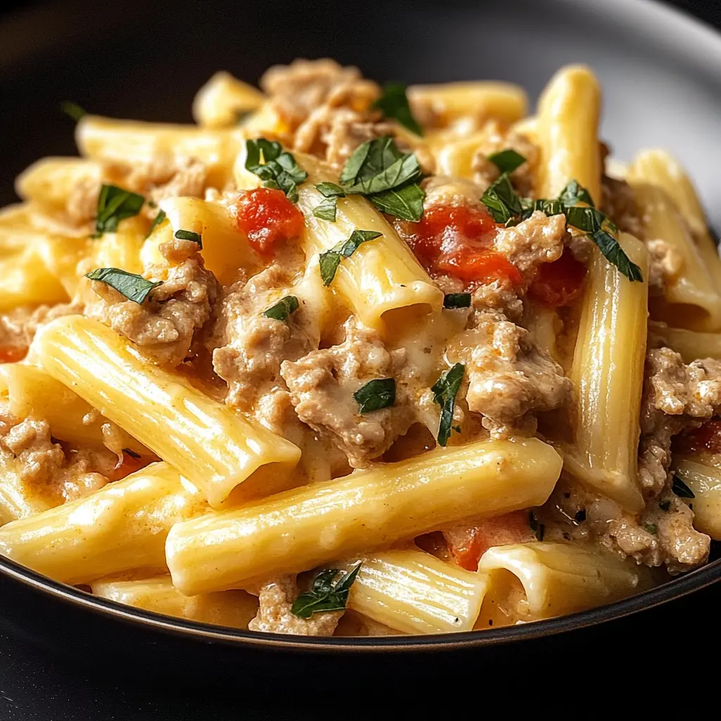 Gordon Ramsay Ground Turkey Pasta centered hero view, clean and uncluttered