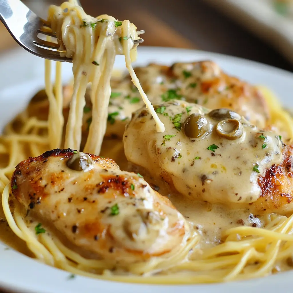 COPYCAT OLIVE GARDEN CHICKEN centered hero view, clean and uncluttered