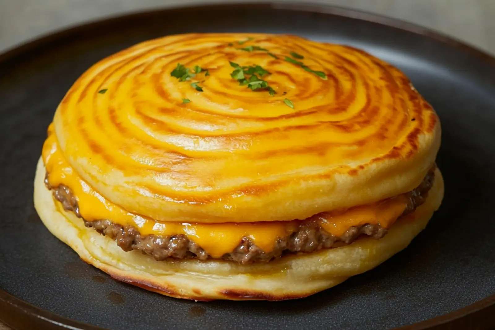 Dubai Smash Burger Parathas Cheese Irresistible Crispy Fusion