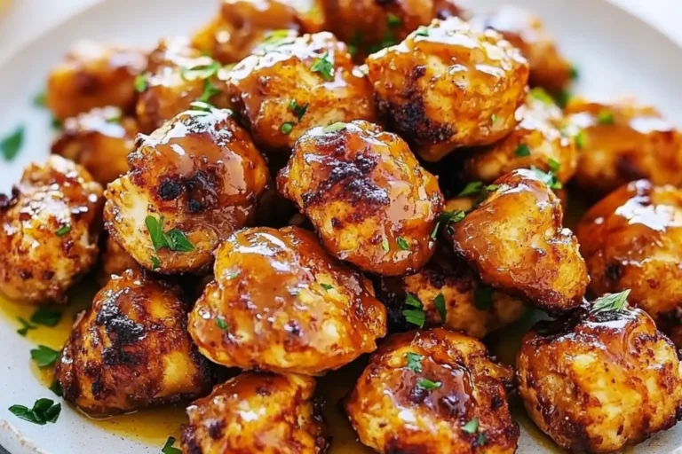 COWBOY BUTTER CHICKEN BITES centered hero view, clean and uncluttered