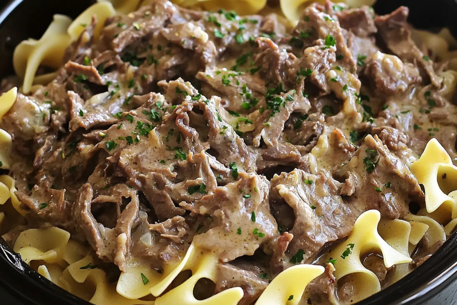 Crock Pot Beef and Noodles Easy Comforting Weeknight Dinner