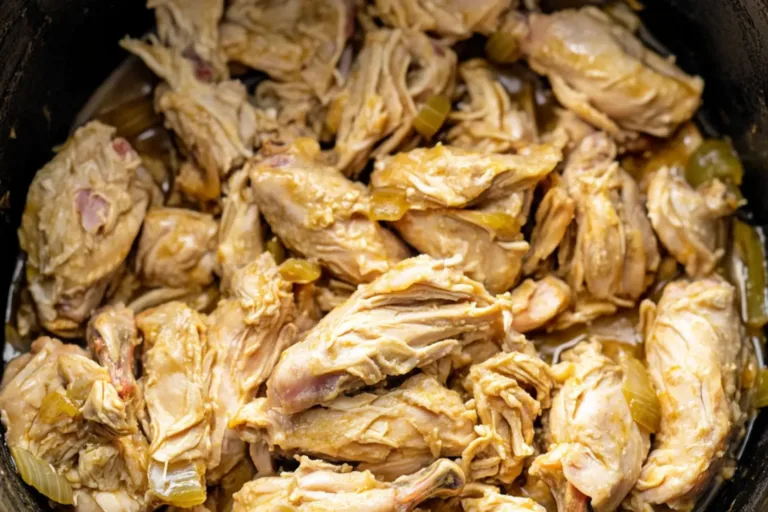 CROCK POT MISSISSIPPI CHICKEN centered hero view, clean and uncluttered