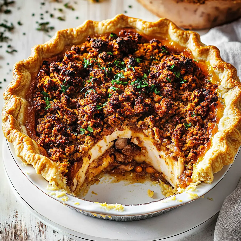 Ground Turkey Cottage Pie Easy Comforting Weeknight Dinner 3 Ground turkey cottage pie with golden mashed potato topping, centered on a clean surface