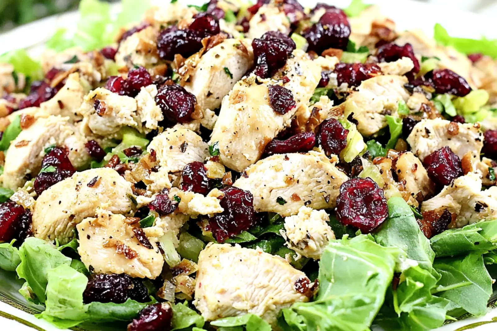 Keto Cranberry Chicken Salad Easy Fresh Weeknight Dinner
