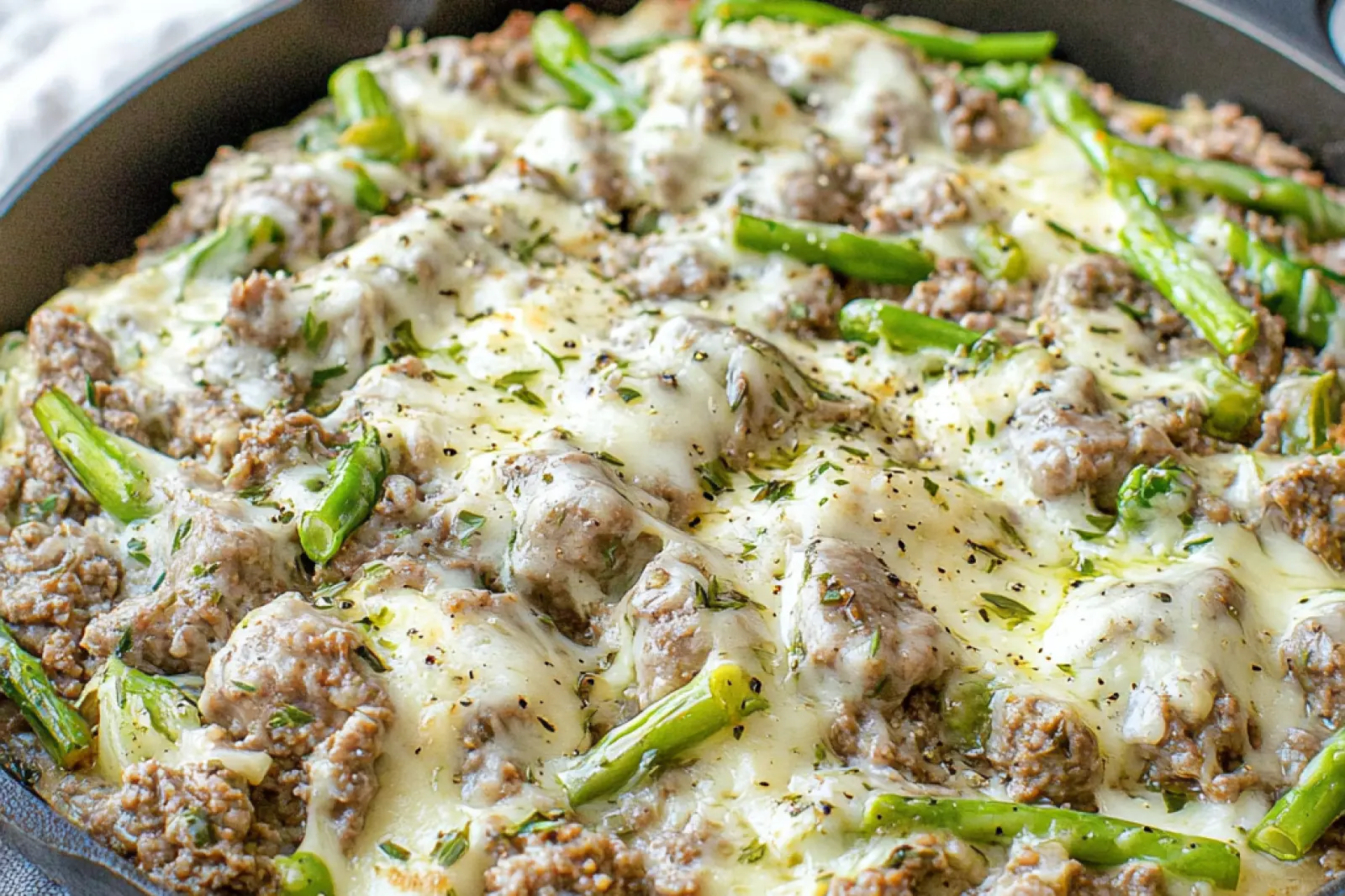Keto Ground Beef Skillet Easter Dinner Easy Recipe