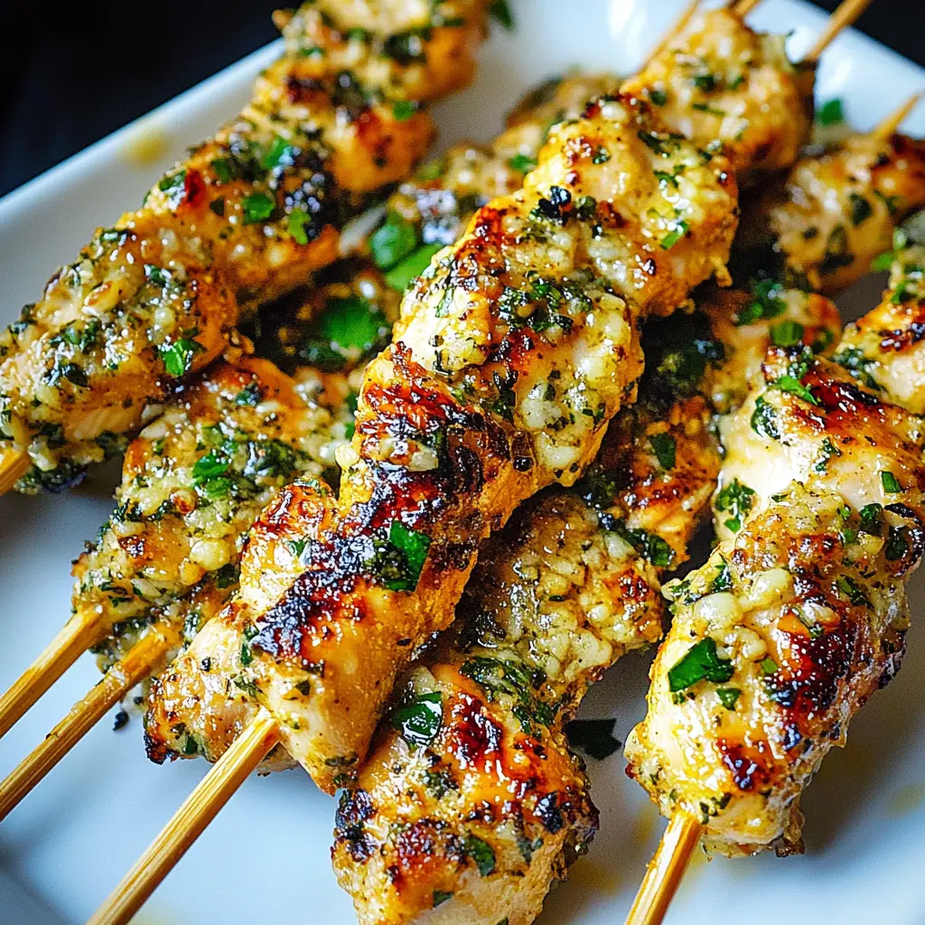 Ranch Garlic Parmesan Chicken Skewers Easy Weeknight Dinner 3 Ranch Garlic Parmesan Chicken Skewers centered hero view, clean and uncluttered