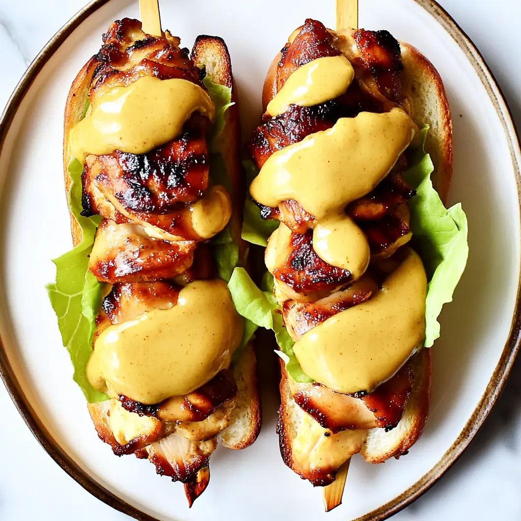 HONEY MUSTARD BLT CHICKEN SLIDERS centered hero view, clean and uncluttered