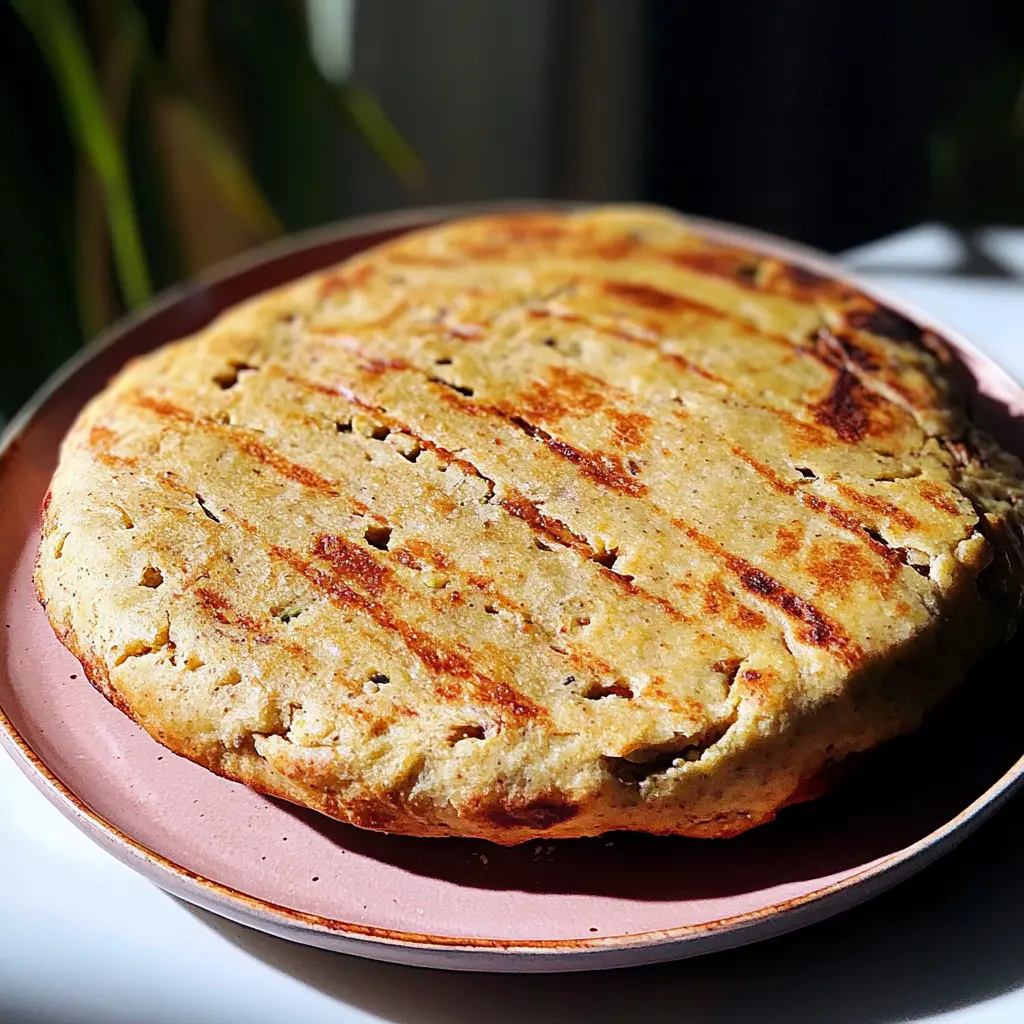 THE EASIEST HIGH PROTEIN FLATBREAD centered hero view, clean and uncluttered
