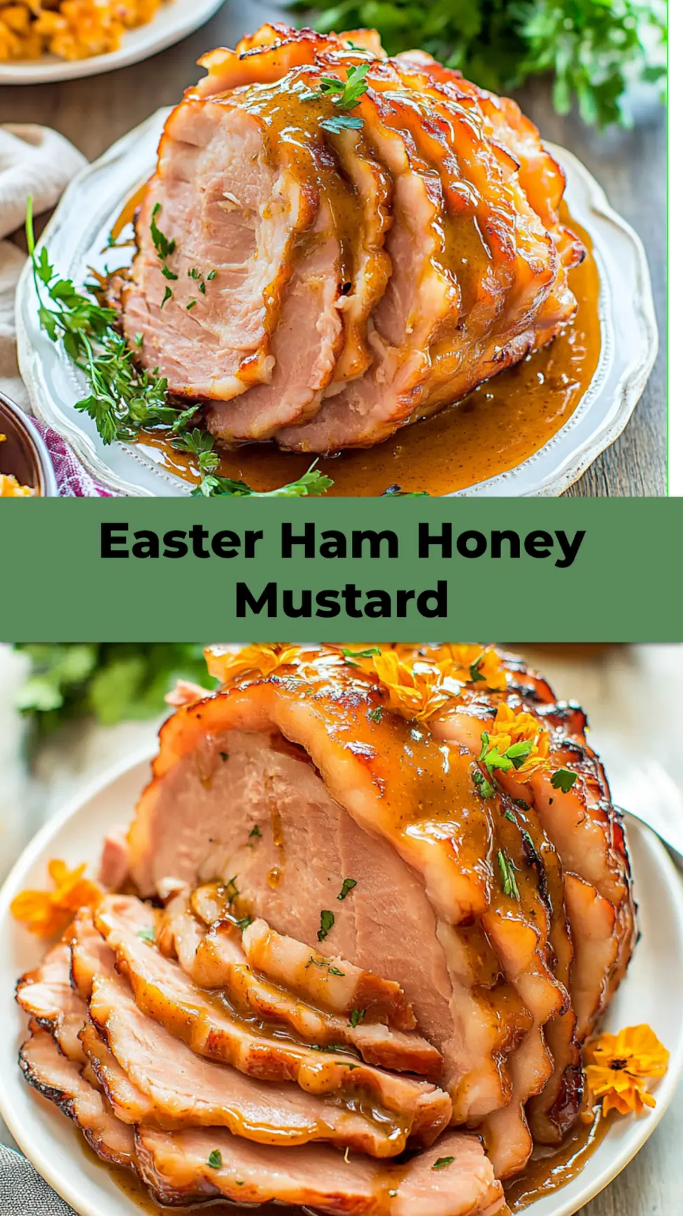 Slow Cooker Easter Ham Honey Mustard Easy Weeknight Recipe 4 Slow Cooker Easter Ham Honey Mustard centered hero view, clean and uncluttered