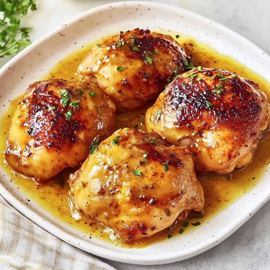 Smothered chicken breasts in creamy gravy, centered hero view