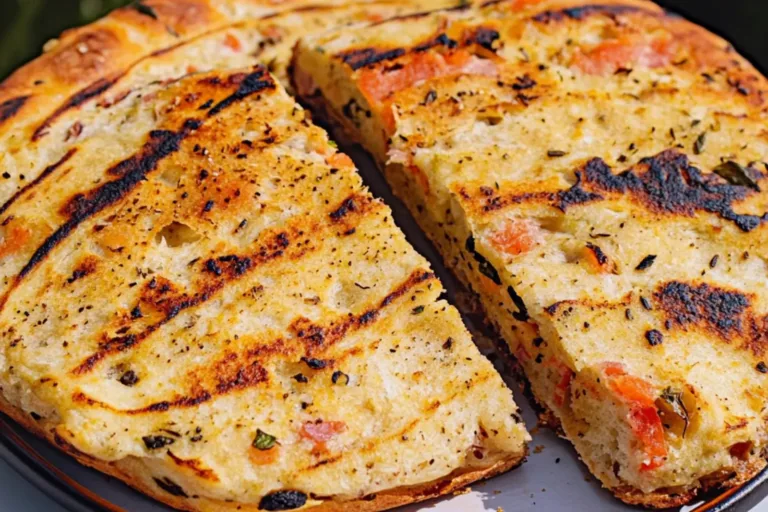 THE EASIEST HIGH PROTEIN FLATBREAD centered hero view, clean and uncluttered