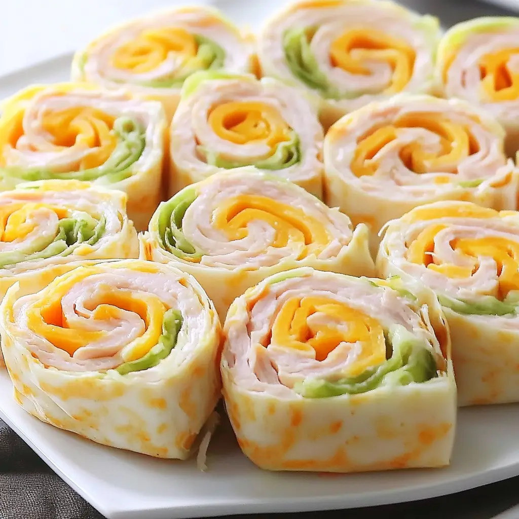 Turkey Cheddar Lunch Roll Ups Easy Recipe for Busy Nights 3 TURKEY CHEDDAR LUNCH ROLL UPS centered hero view, clean and uncluttered