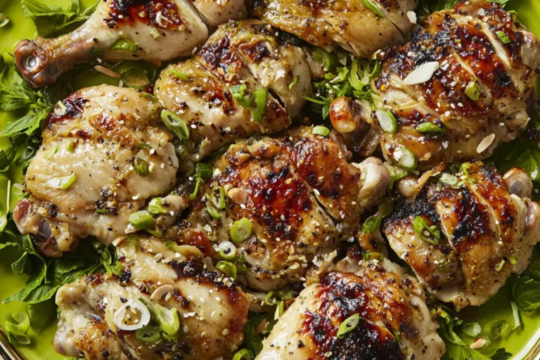 VIETNAMESE LEMONGRASS CHICKEN centered hero view, clean and uncluttered