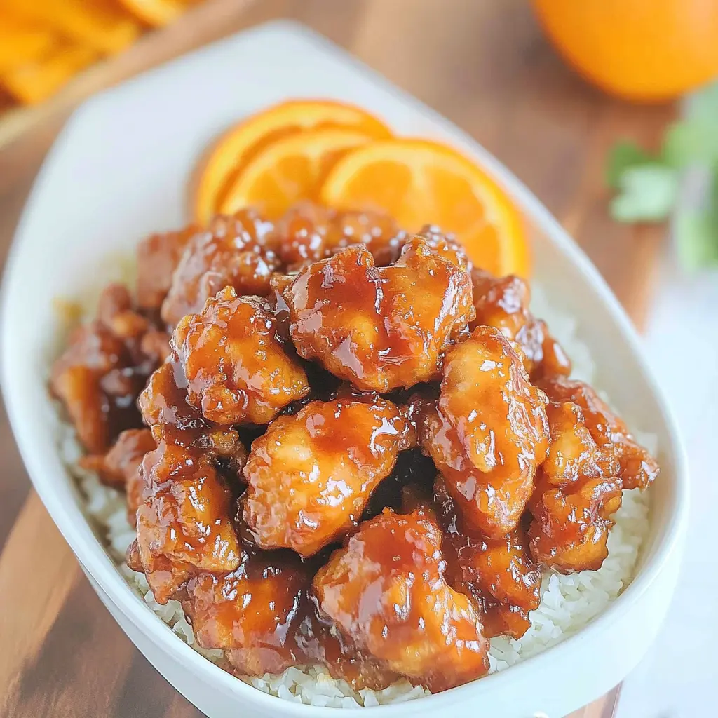 Air Fryer Orange Chicken Irresistible Crispy Weeknight Win 2 Air Fryer Orange Chicken recipe, served and ready to eat, easy homemade dinner