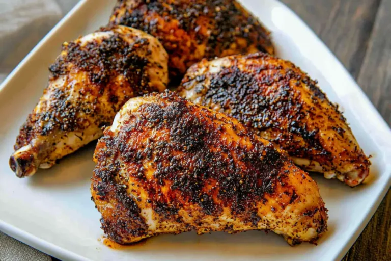 JUICY AIR FRYER CHICKEN BREAST recipe, served and ready to eat, easy homemade dinner