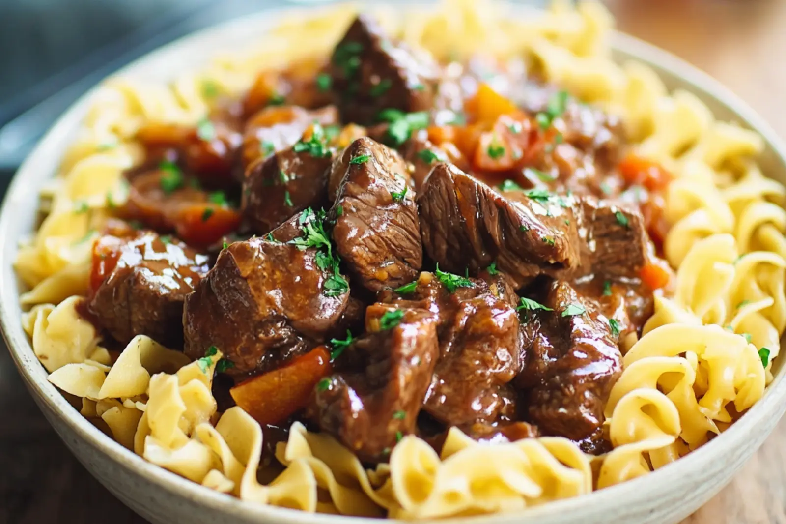 Slow Cooker Beef and Noodles Cozy Rich Comfort the Whole Family Will Love