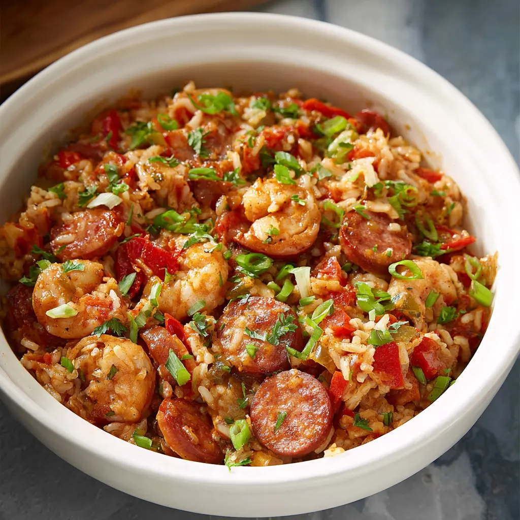 Slow Cooker Jambalaya Warm Comforting Recipe Your Family Will Love 2 Slow Cooker Jambalaya recipe, served and ready to eat, easy homemade dinner