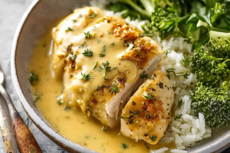 Slow Cooker Ranch Chicken recipe, served and ready to eat, easy homemade dinner